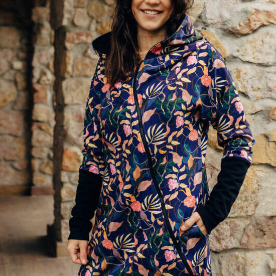 LennyLamb LennyLamb draagvest zwart - Vintage Flowers