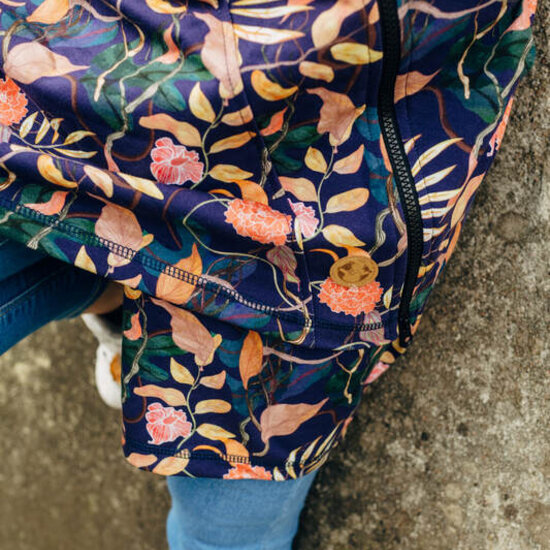 LennyLamb LennyLamb draagvest zwart - Vintage Flowers