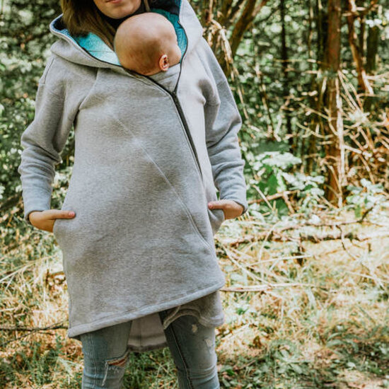 LennyLamb LennyLamb draagvest grijs - Peacock's Tail Fantasy