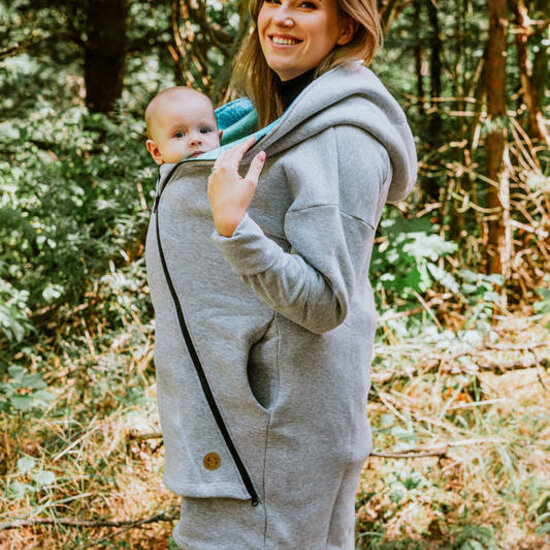 LennyLamb LennyLamb draagvest grijs - Peacock's Tail Fantasy