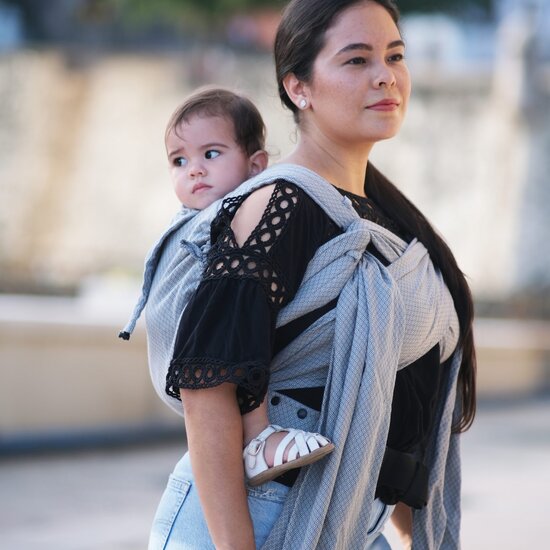 Neko Neko Halfbuckle Toddler - Grey Diamond