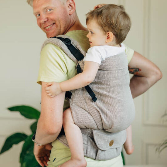 LennyLamb LennyPreschool - Little Herringbone Almond