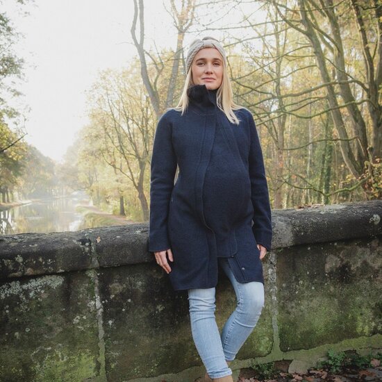 Mamalila Mamalila Eco wool draagjas Oslo - Navy
