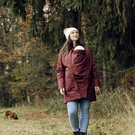 Mamalila Mamalila Short Coat Berlin - Berry maat S