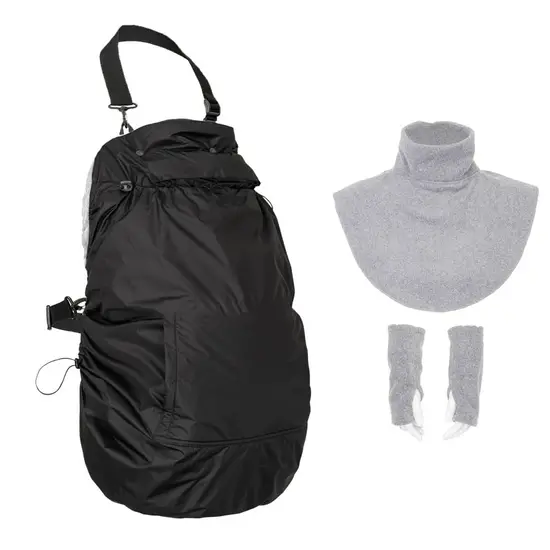 Hoppediz Hoppediz Fleece-cover 3in1 - Stone