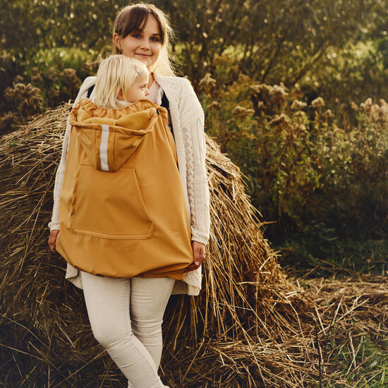 Little Frog  Little Frog Softshell draagcover - Mustard