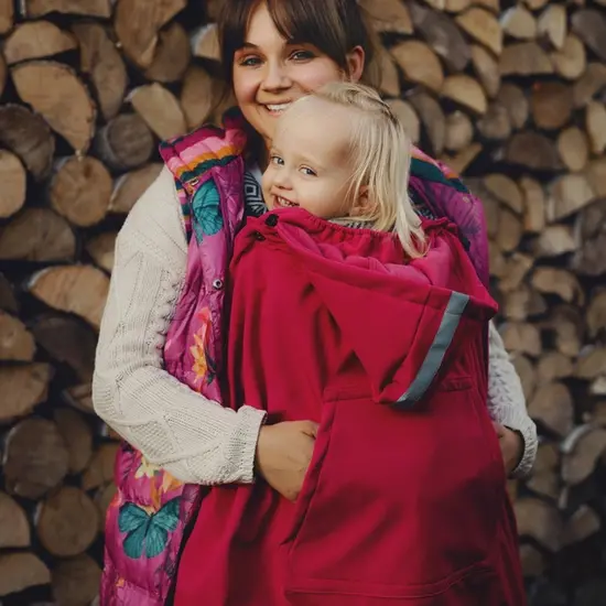 Little Frog  Little Frog Softshell draagcover - Magenta