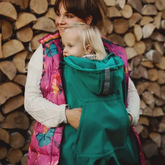 Little Frog  Little Frog Softshell draagcover - Teal