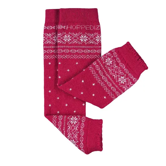 Hoppediz Beenwarmers Merinowol - Norwegian Rood