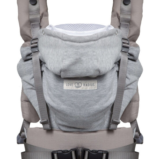 Love Radius Love Radius HoodieCarrier 2 - Gris Athlétique