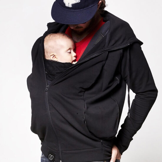 Love Radius Love Radius draagvest Parent's hoodie - zwart