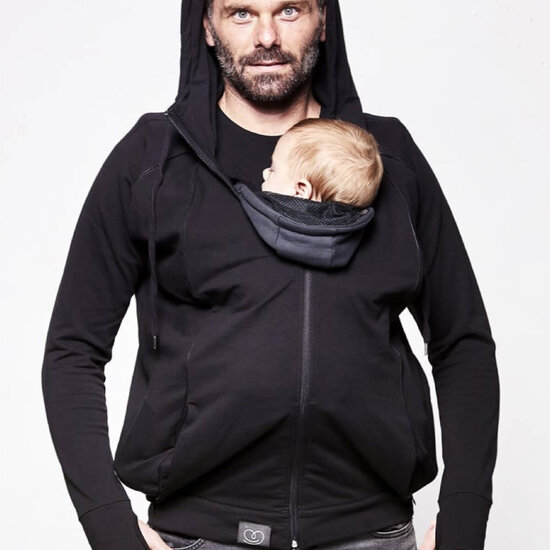 Love Radius Love Radius draagvest Parent's hoodie - zwart