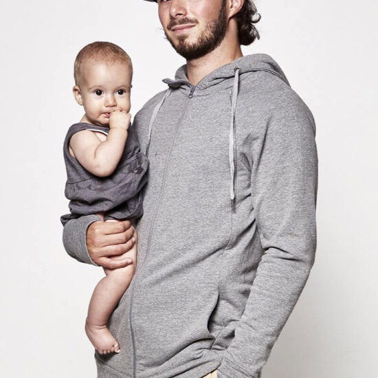 Love Radius Love Radius draagvest Parent's hoodie - grijs