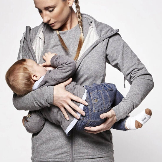 Love Radius Love Radius draagvest Parent's hoodie - grijs