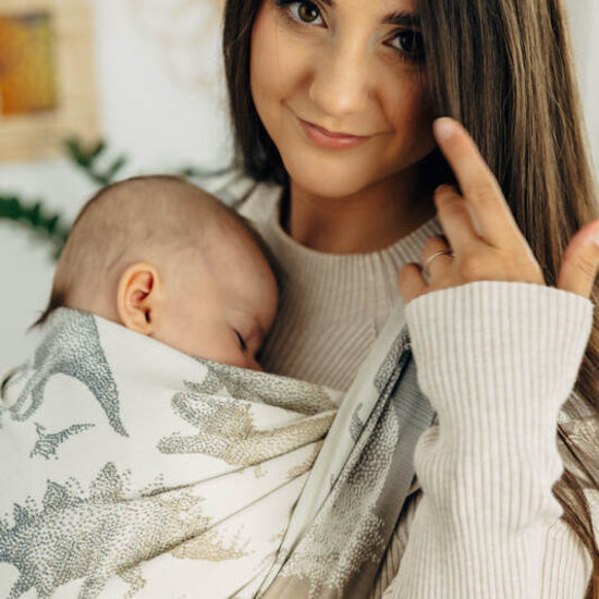 LennyLamb LennyLamb draagdoek - Jurassic Parc Ice Desert