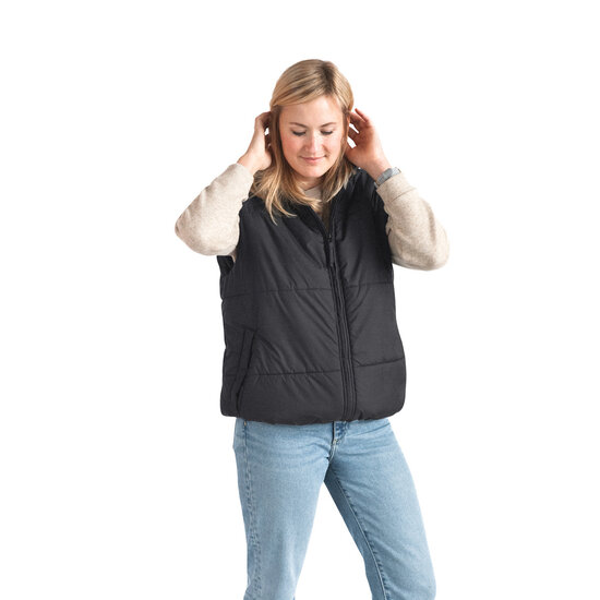 Mamalila Mamalila draag bodywarmer Stockholm - Zwart