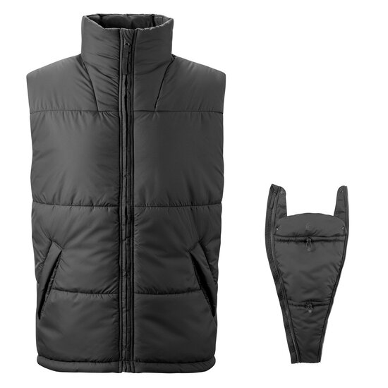 Mamalila Mamalila draag bodywarmer Stockholm - Zwart