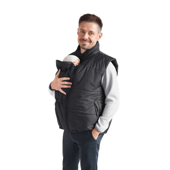 Mamalila Mamalila draag bodywarmer Stockholm - Zwart