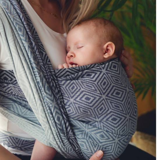 Little Frog  Little Frog draagdoek - TENCEL™ Rocky Cube