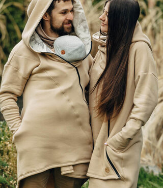 LennyLamb draagvest beige - Jurassic Ice Desert