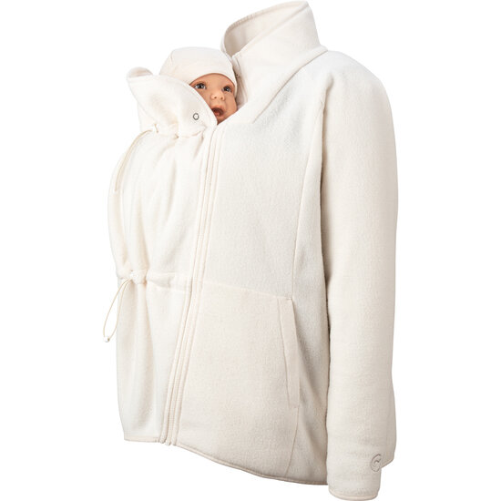 Mamalila Mamalila fleece draagjas Basel - Offwhite