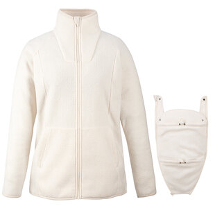 Mamalila fleece draagjas Basel - Offwhite