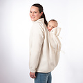 Mamalila Mamalila fleece draagjas Basel - Offwhite