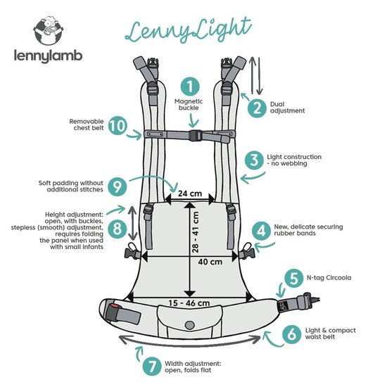 LennyLamb LennyLight - Little Herringbone Ebony Black