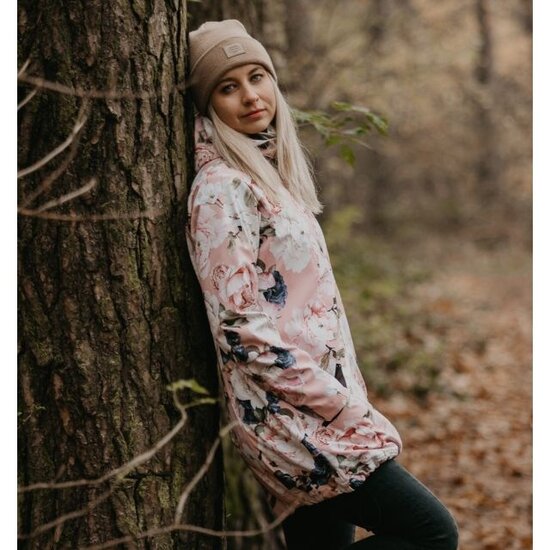 Greyse  Greyse Softshell 4-1 draagjas - Pink Garden