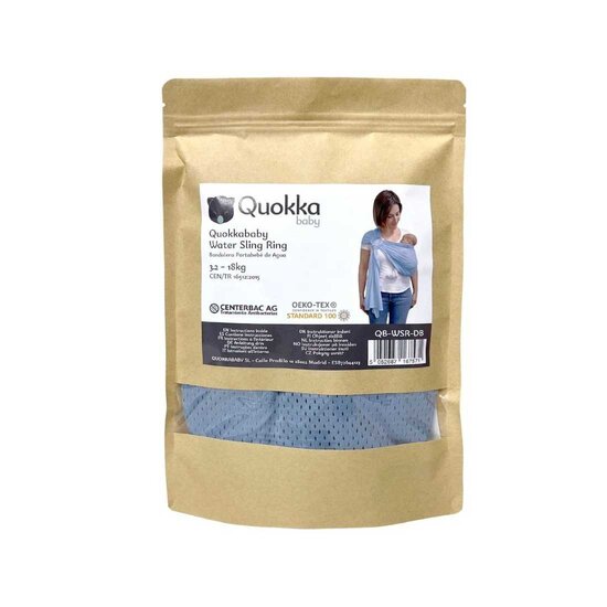 Quokkababy Quokkababy Water ringsling - Denim Blue