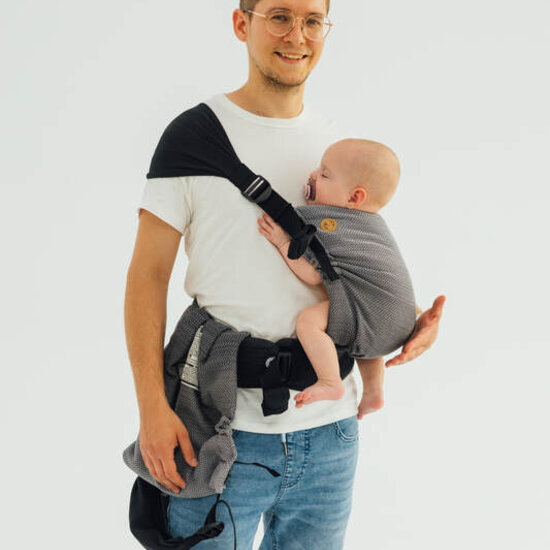 LennyLamb LennyTwin - Little Herringbone Ombre Grey