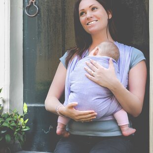 Pure Baby Love draagdoek - Paars maat 7