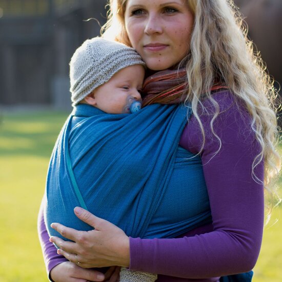 Storchenwiege Storchenwiege draagdoek - Leo Türkiz