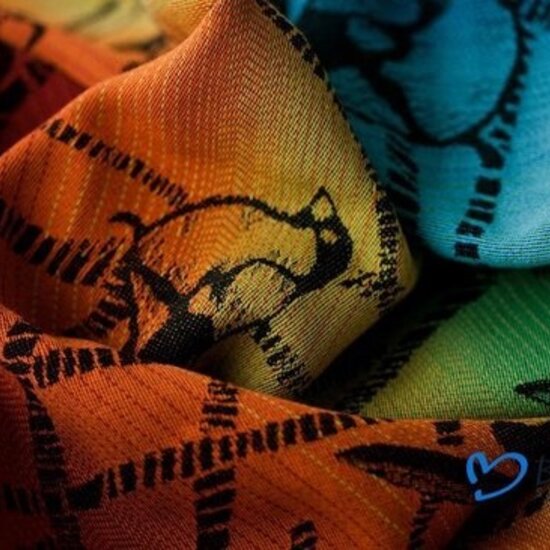 Beloved Slings Beloved slings draagdoek - Sweet Tweet maat 6