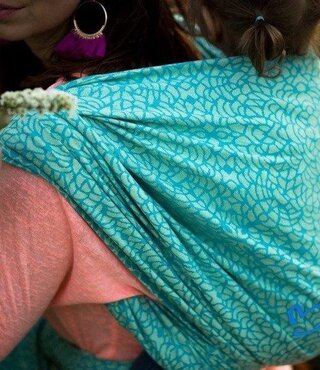 Beloved slings draagdoek - Flourish maat 6