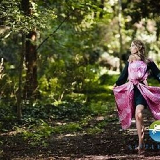 Little Frog  Little Frog draagdoek - Poppy Illusion