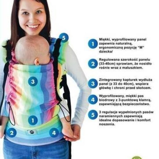 Little Frog  Little Frog Babycarrier  -  Maze