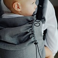 Little Frog  Little Frog Babycarrier  -  Graphite Herringbone