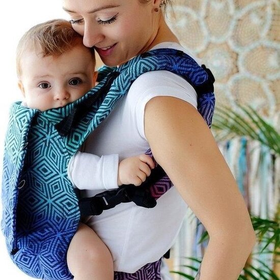 Little Frog  Little Frog Babycarrier  -  Dark Aurora Cube