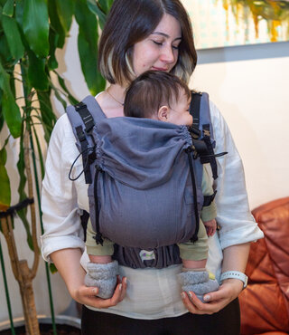 Huggy Softy Babycarrier - Antracit