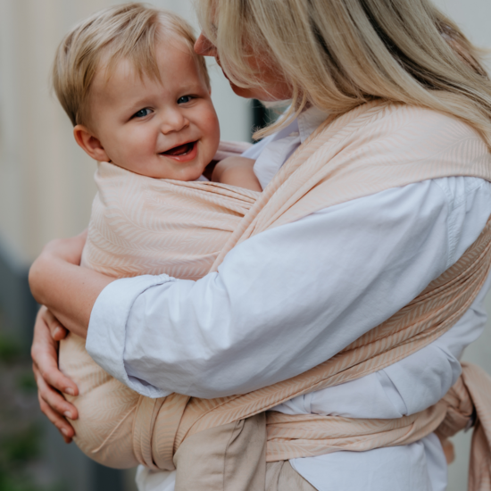 Pure Baby Love  Pure Baby Love draagdoek - Palm Perzik