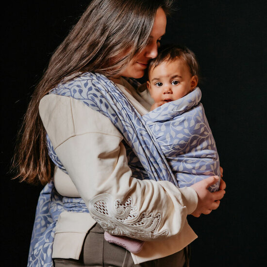 Pure Baby Love  Pure Baby Love draagdoek - Floral  Lila