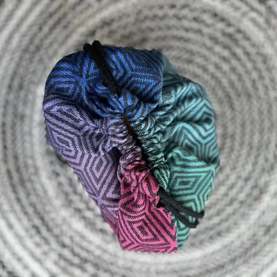 Little Frog  Draagtasje Little Frog Large - Dark Aurora Cube