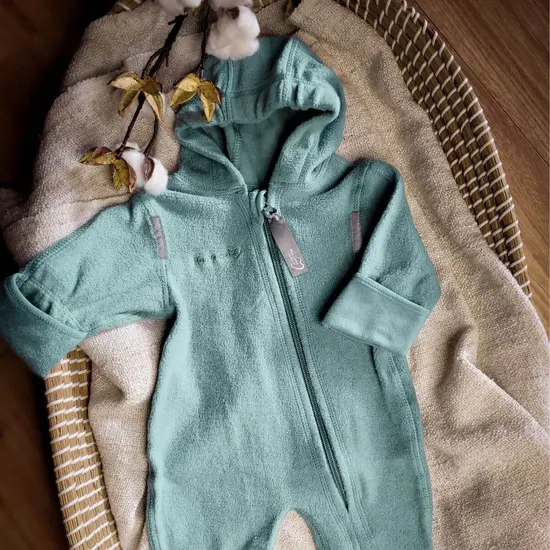 Hoppediz Hoppediz overall (biokatoen) - Polar Blue