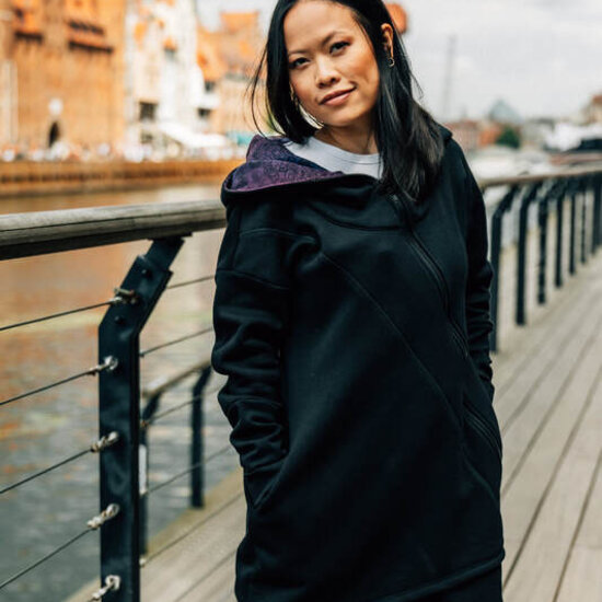 LennyLamb LennyLamb draagvest zwart - Wild Wine Bouqet