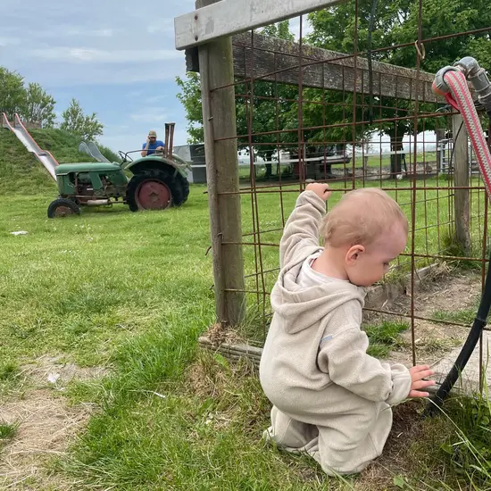 Hoppediz Hoppediz overall (biokatoen) - Camel