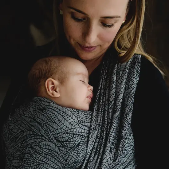 Little Frog  Little Frog draagdoek - Linen Night Wildness