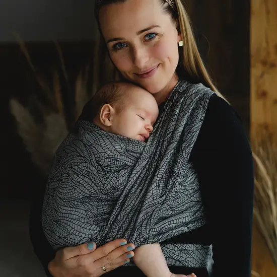 Little Frog  Little Frog draagdoek - Linen Night Wildness