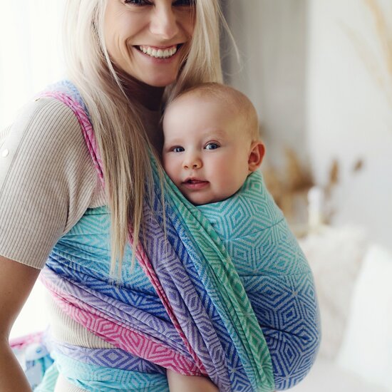 Little Frog  Little Frog draagdoek - Aurora Cube