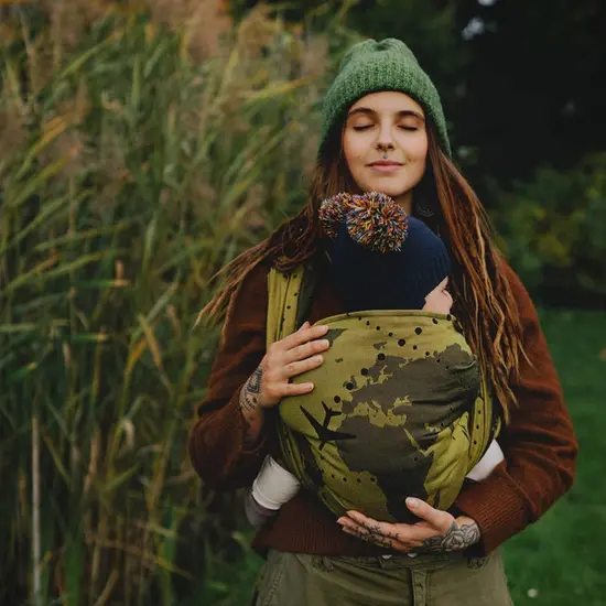 Little Frog  Little Frog draagdoek - Gold Wanderlust